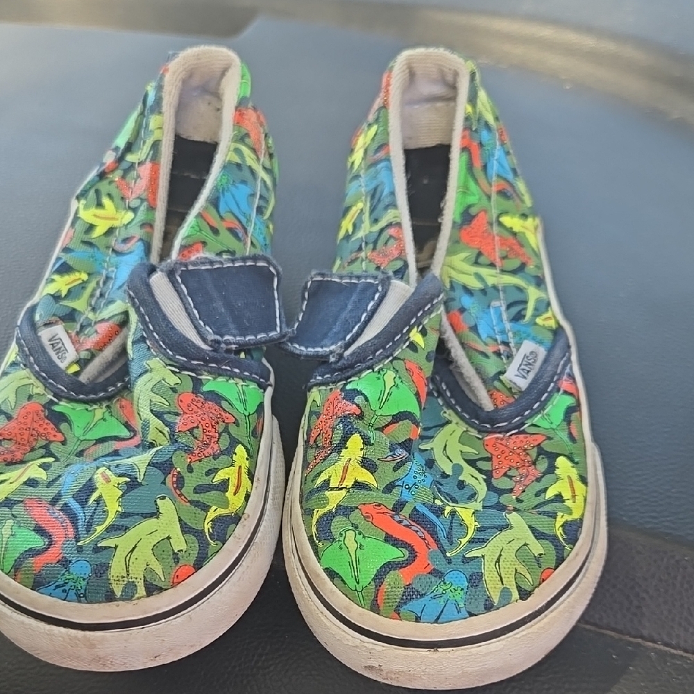 Colorful Kids Shoes with Velcro Straps